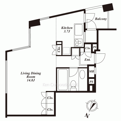 Property Blueprint /rent/tokyoapartment/search/results/134859/2004100077.html