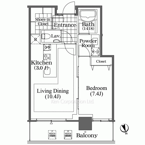 Property Blueprint /rent/tokyoapartment/search/results/158085/2008041901.html