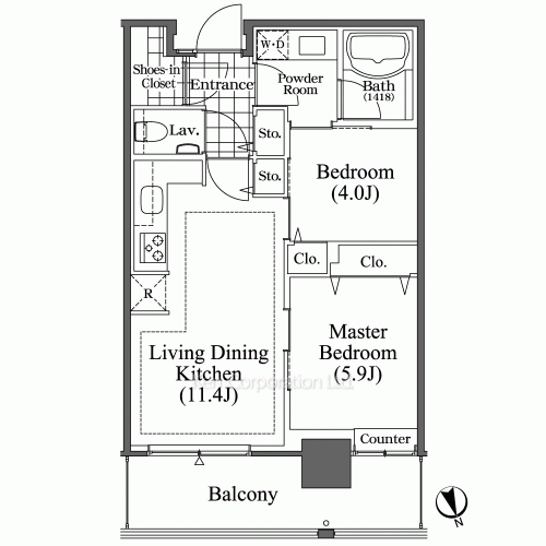 Property Blueprint /rent/tokyoapartment/search/results/158085/2008041929.html