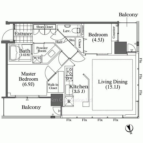 Property Blueprint /rent/tokyoapartment/search/results/158085/2008042119.html