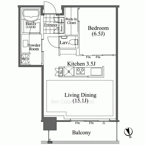 Property Blueprint /rent/tokyoapartment/search/results/158085/2008042143.html