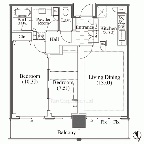 Property Blueprint /rent/tokyoapartment/search/results/158085/2008042230.html