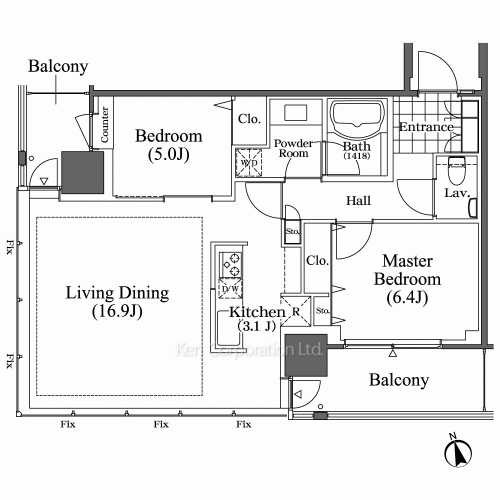 Property Blueprint /rent/tokyoapartment/search/results/158085/2008042404.html