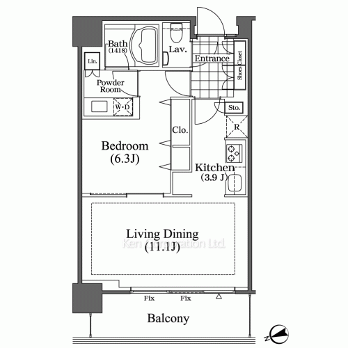 Property Blueprint /rent/tokyoapartment/search/results/158085/2008050105.html