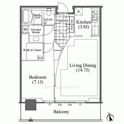 Property Blueprint /rent/tokyoapartment/search/results/158085/2008050148.html