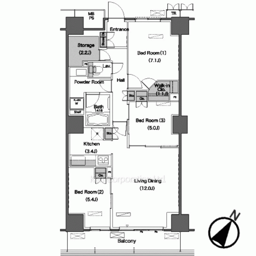 Property Blueprint /rent/tokyoapartment/search/results/158244/2008051450.html