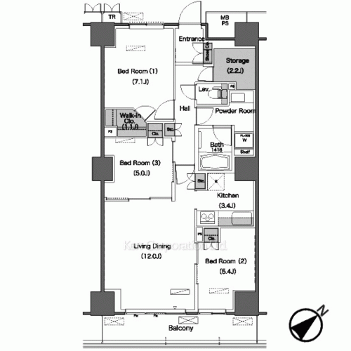 Property Blueprint /rent/tokyoapartment/search/results/158244/2008051504.html