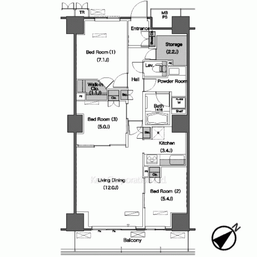 Property Blueprint /rent/tokyoapartment/search/results/158244/2008051517.html