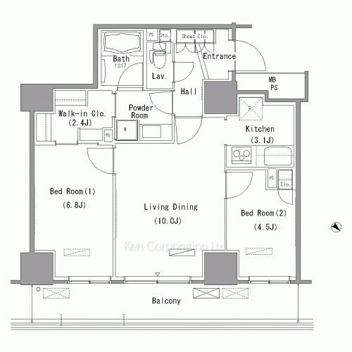 Property Blueprint /rent/tokyoapartment/search/results/158244/2008051549.html