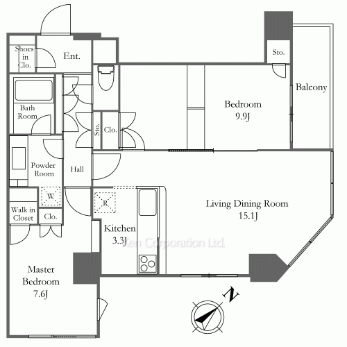 Property Blueprint /rent/tokyoapartment/search/results/158206/2008070625.html