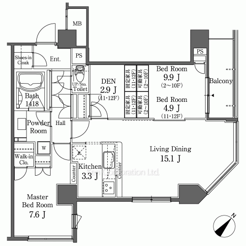 Property Blueprint /rent/tokyoapartment/search/results/158206/2008070626.html