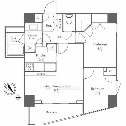 Property Blueprint /rent/tokyoapartment/search/results/158206/2008120453.html