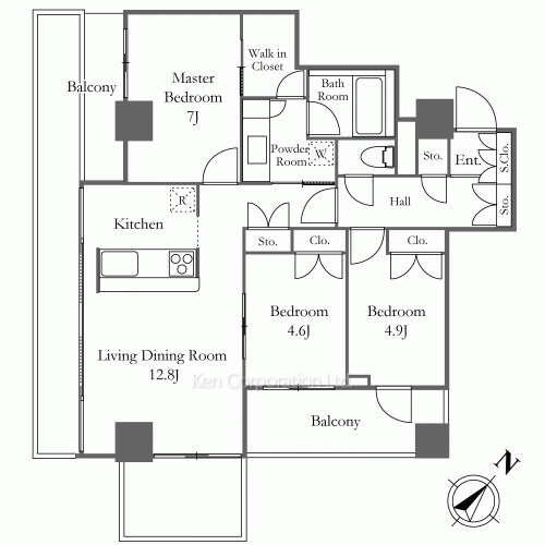 Property Blueprint /rent/tokyoapartment/search/results/158206/2010011040.html