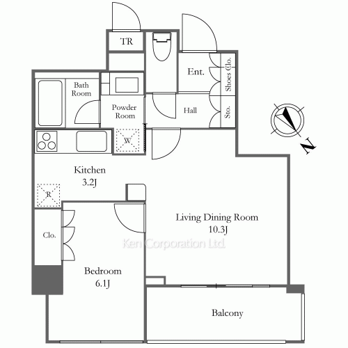 Property Blueprint /rent/tokyoapartment/search/results/158206/2010030710.html