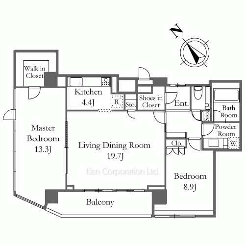 Property Blueprint /rent/tokyoapartment/search/results/158206/2012070134.html