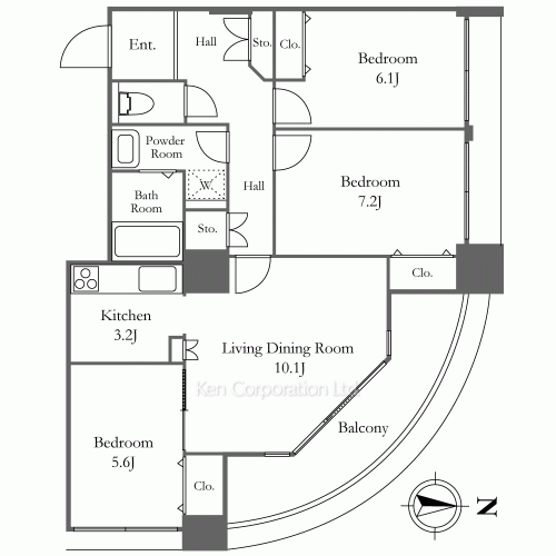Property Blueprint /rent/tokyoapartment/search/results/183228/2016073315.html