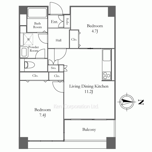 Property Blueprint /rent/tokyoapartment/search/results/183228/2016073393.html
