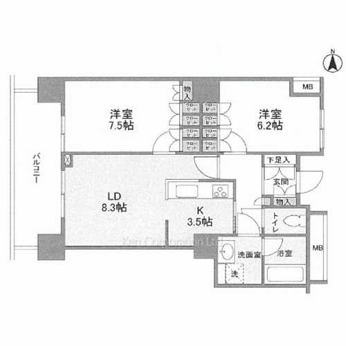 Property Blueprint /rent/tokyoapartment/search/results/151317/2022080957.html