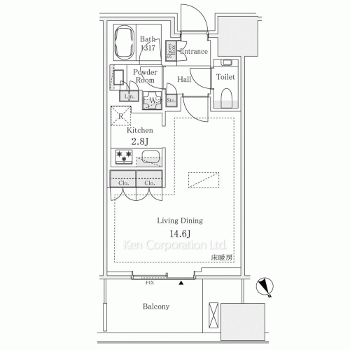 Property Blueprint /rent/tokyoapartment/search/results/214226/2026040009.html