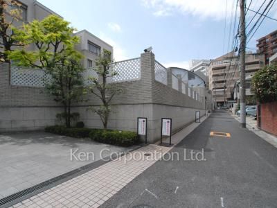 Road on the facade