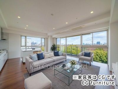 Living-Dining ※CG furniture