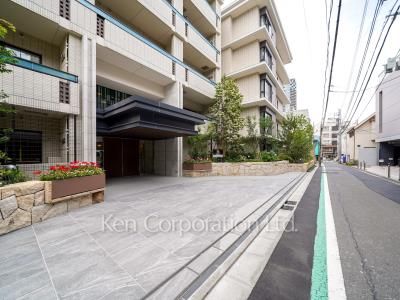 Road on the facade